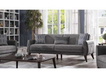 Распродажа с экспозиции Трехместного диван-кровати Cozy (Кози) серый cozy-02