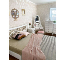 Двуспальная кровать Лиана MUR-114-01 (коса патина)