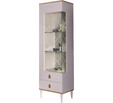 Шкаф витрина Rimini РМВ1-1С левый (слоновая кость)